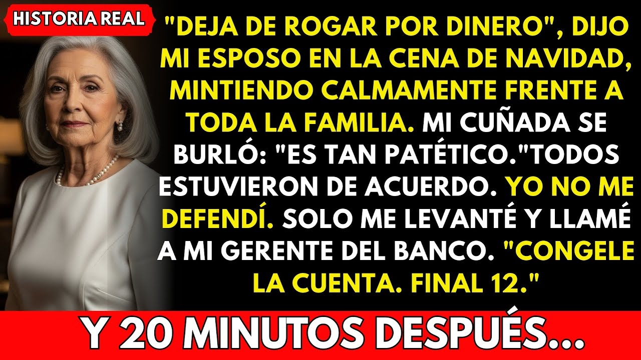 Mi esposo mintió durante la cena de Navidad frente a toda la familia — pero cuando llamé al g…
