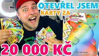 PIKACHU HUNT #2 - OTEVŘEL JSEM KARTY ZA 20 TISÍC!!!