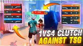 INSANE 1vs4 CLUTCH AGAINST TSG⚡?MUST WATCH