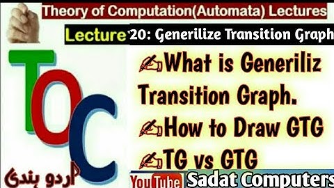 What is Generilize Transition Graph in Theory of Automata in Hindi Urdu || GTG in TOC in Urdu Hindi
