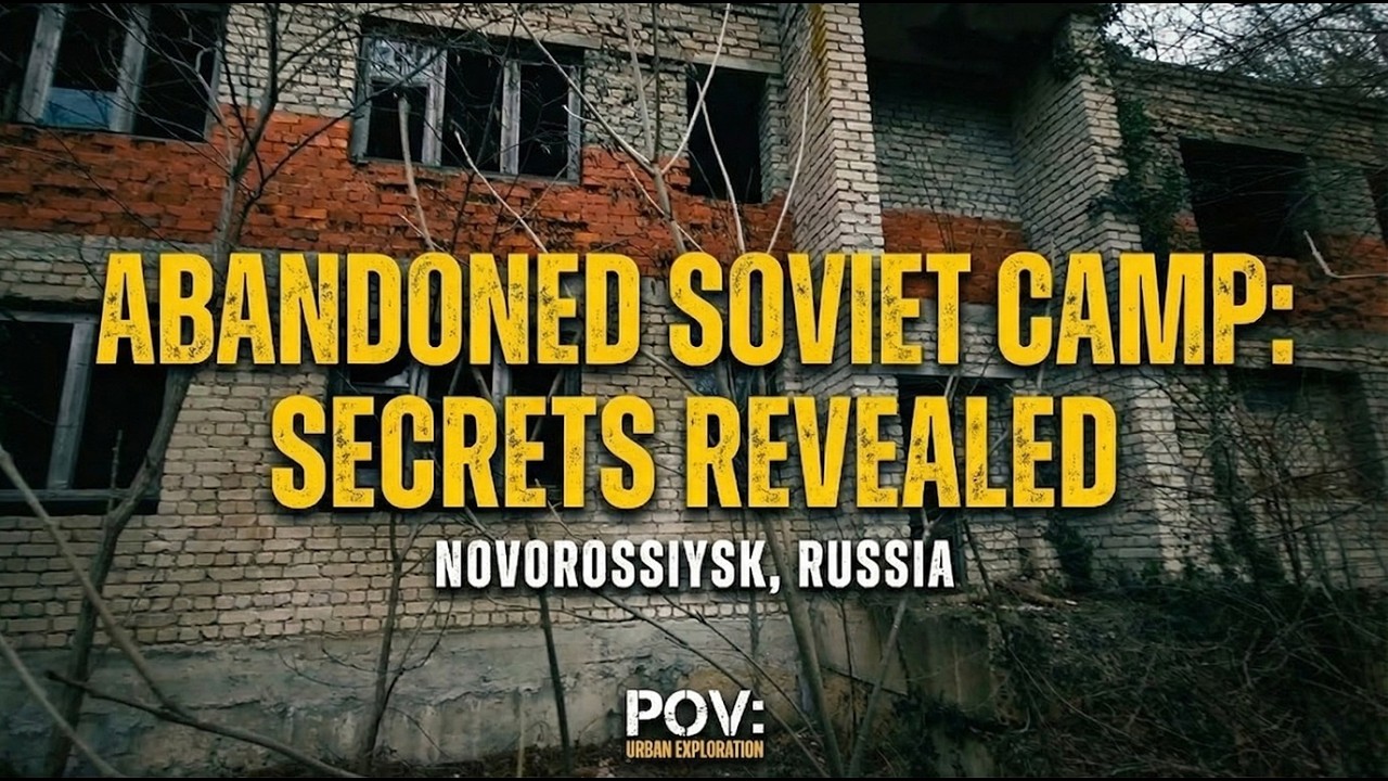 FROZEN IN TIME: POV Inside an Abandoned USSR Summer Camp (No Talking / ASMR) 🏚️