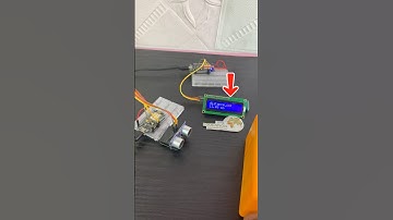Wireless Distance Measurement using Ultrasonic sensor & ESP8266 #technology #electronics