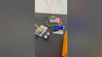 Wireless Distance Measurement using Ultrasonic sensor & ESP8266 #technology #electronics