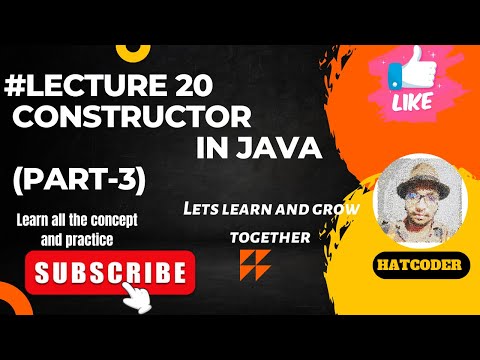 #lecture20 OOP's PART  3  CONSTRUCTOR