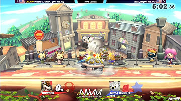 NWM IX SSB Wii U 1v1 - CACAW|Viviff T. Great(Bowser) RCS_JR(MetaKnight)