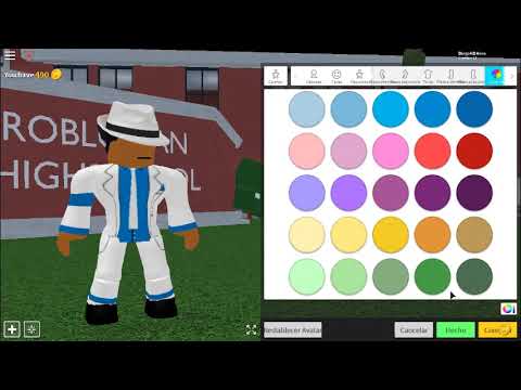 Robloxian Highschool Como Ser Michael Jackson Mj - michael jackson black or white white version roblox