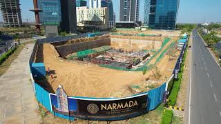 NARMADA Site Progress As On 1th April, 2024 #GIFTCITY #KAAVYARATNA #EKARTH