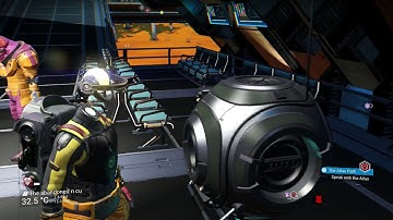 No Man Sky Get to Trade Post on Planet