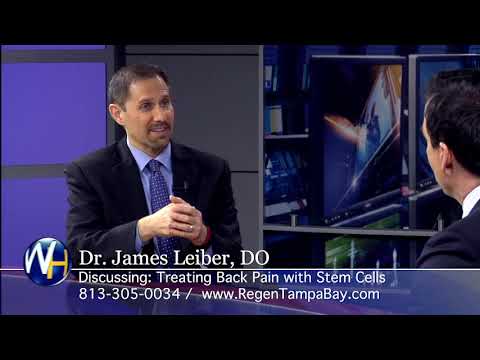 Stem Cells for Treating Back Pain with Regenexx Tampa Bay and Sarasota's James Leiber, DO