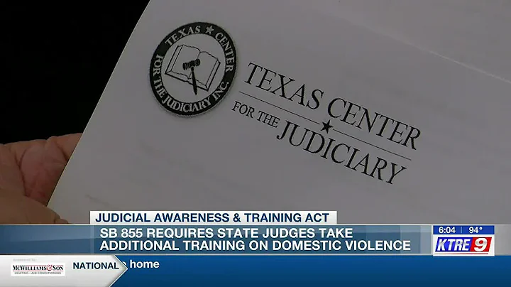 New bill requires Texas judges to take domestic violence case training