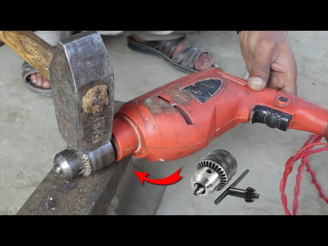 How to Change The Drill Chuck || Replace Drill Chuck class=