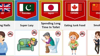 Bad Habit Of People From Different Countries