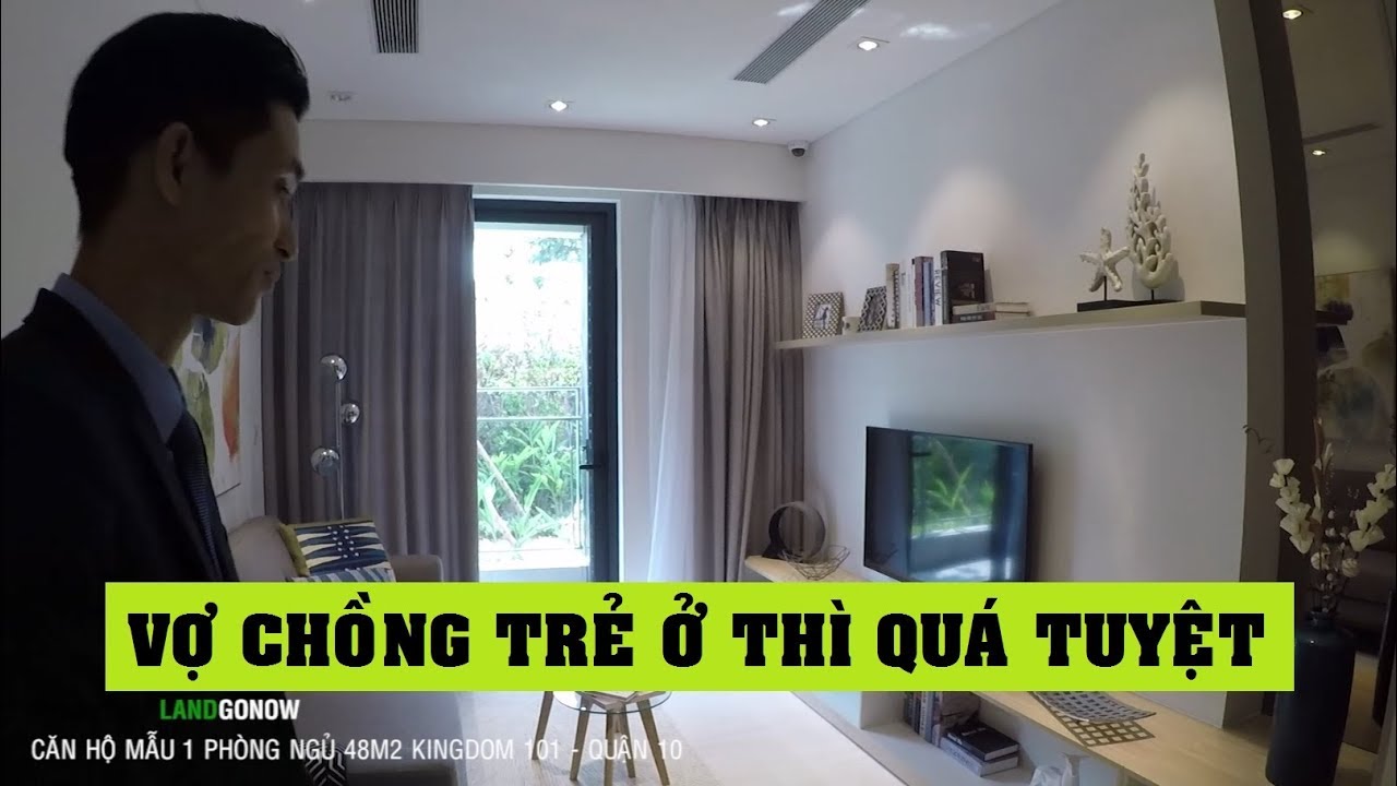 Căn hộ mẫu Kingdom 101 48m2 1 phòng ngủ, Tô Hiến Thành, Quận 10 – Land Go Now ✔