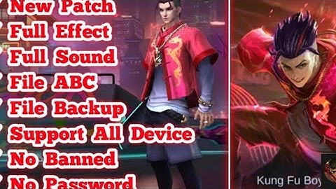 Chou stun skin script❤|Phoveius patch|no ban|no error