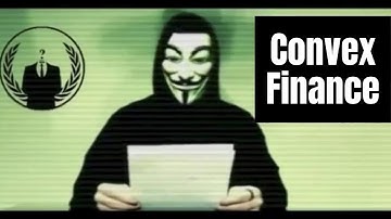 Convex Finance CVX HODLERS⚠️ WARNING 🚨ANONYMOUS🚨