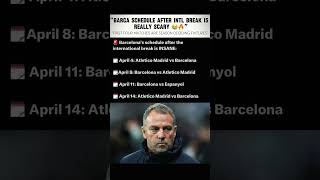 Tough matches coming for Barca | FC BARCELONA #fcbarcelona #hansiflick #fixtures #viral #trendingnow