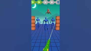 Slice Them All 3D - Walkthrough #GamePlay // #mobilegame // #noobprohacker, #shorts