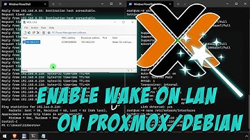 Enable Wake On LAN on Proxmox/Debian