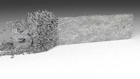 Stone Chipping Text Animation - blenderic