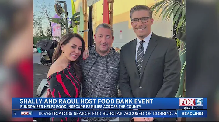 Shally And Raoul Host Food Bank Event