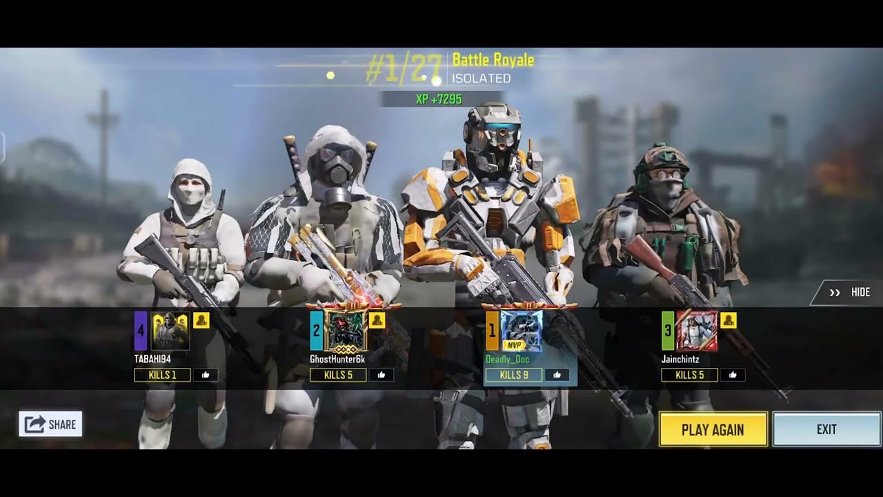 9 Kills, 4 Long Snipes & Final Kill | Squad Victory in COD Mobile 🎯💀🔥