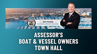 Assessor's Boat & Vessel Owners Town Hall 2024