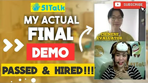 "OUR SCHOOL" // MY ACTUAL FINAL DEMO Demo with Chinese Evaluator (Super kaba!!!) // 51TALK DEMO
