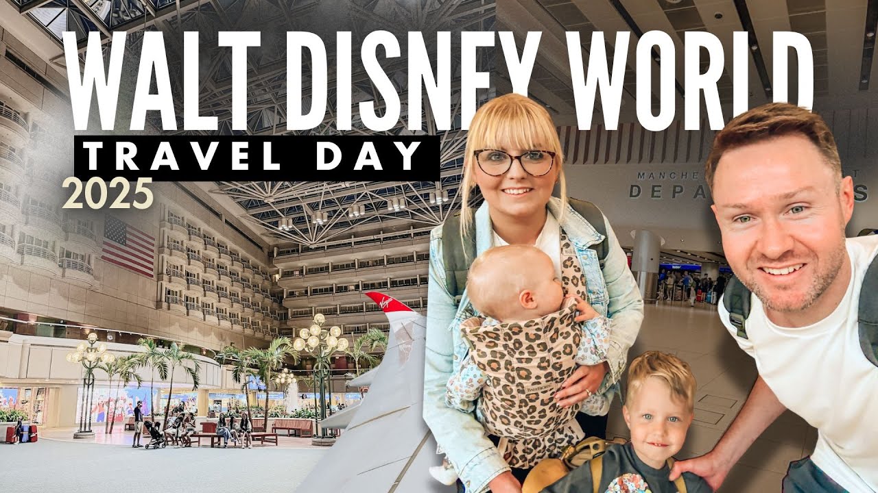 Orlando Travel Day ✈️🇺🇸 Manchester, Virgin Atlantic, Hilton Old Trafford | DISNEY WORLD VLOG 2025