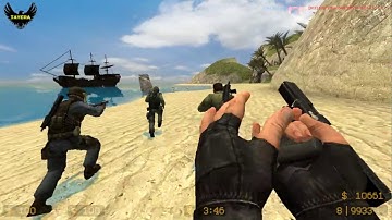 ZOMBIE ESCAPE ROUND ON COUNTER-STRIKE: SOURCE, map: ze_POTC_fabi, CSS