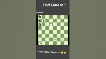 Can you find Mate In 2🤔🤔 #rook #chess #puzzle #games #checkmate #music #chessgame #chesscom