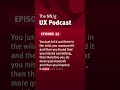 Introducing qual and quant research at the same time - Dr. John Pagonis on the NN/g UX podcast. #UX