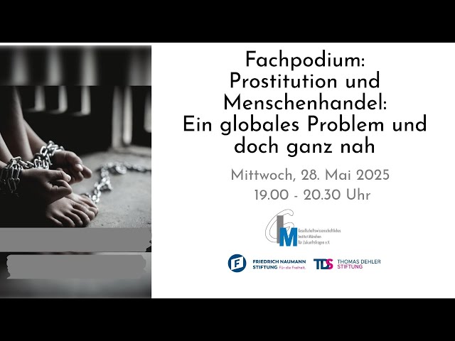 Fachpodium: Prostitution und Menschenhandel: Ein globales Problem und doch ganz nah