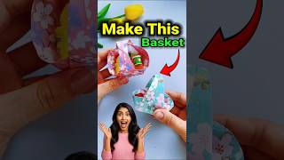 Make This Basket From Paper How To Make Paper Basket Origami Paper Basket