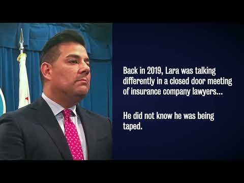 Insurance Commissioner Lara's