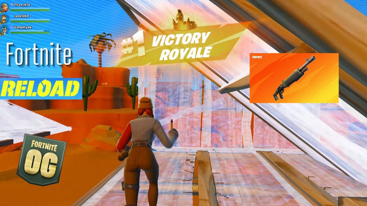 Fortnite Reload Gameplay (Keyboard and Mouse)+( Insane clips and aim)🔥🔥🔥