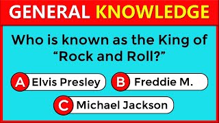 General Knowledge Quiz Trivia | Can You Answer All 30 Questions Correctly?#challenge 34