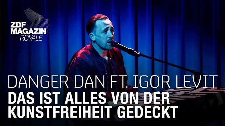 Danger Dan ft. Igor Levit ft. RTO - Das ist alles von der Kunstfreiheit gedeckt | ZDF Magazin Royale