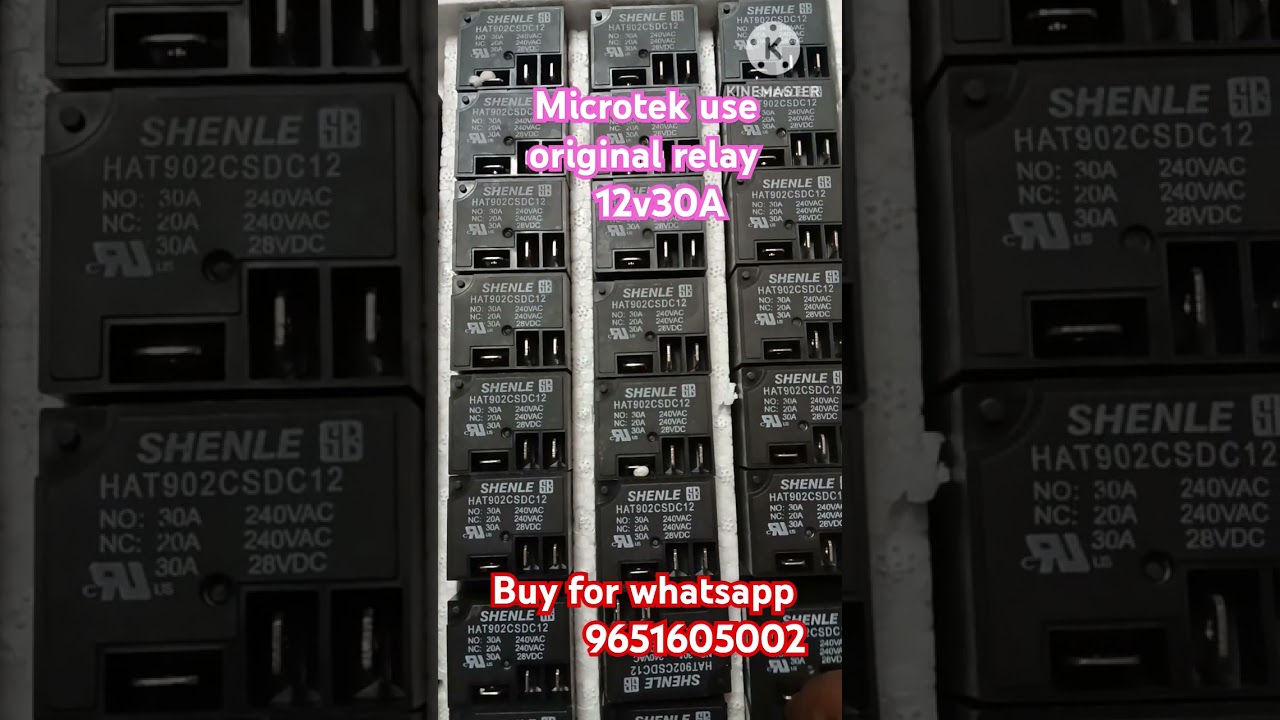Microtek inverter relay 24v30A  