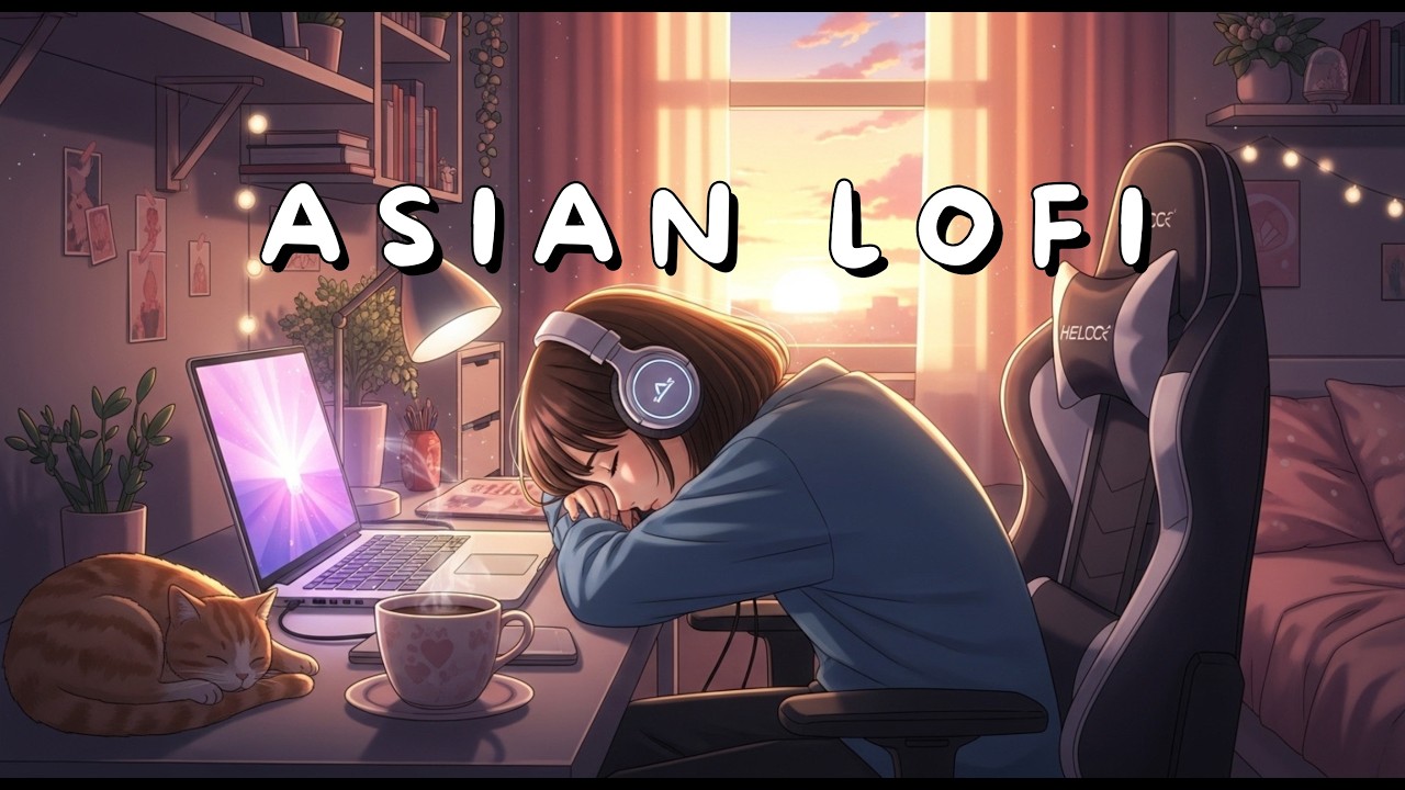 Asian Lofi Relax Chillout Deep Focus - Chill Beats for Study, Work & Meditation