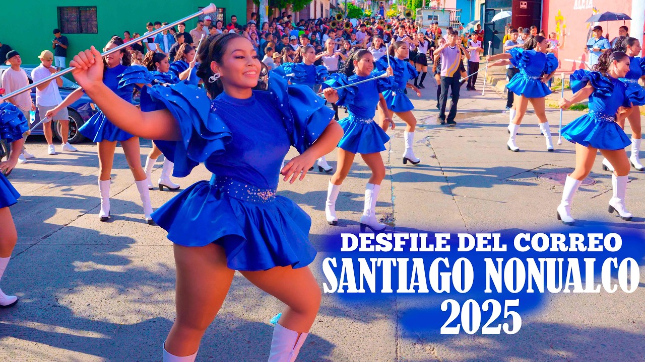 Desfile del Correo, Santiago Nonualco, La Paz 2025 / En 4k / El Salvador