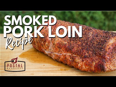 Smoked Pork Loin Recipe - How to Smoke A Pork Loin Roast With Lemon Pepper Rub