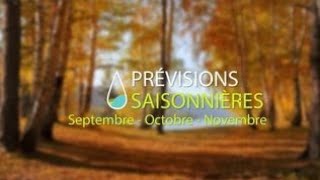 Tendances Saisonnières Pour Septembre, Octobre Et Novembre 2025 Vers Des Mois Plutôt Secs Et Doux.