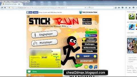Stick Run Facebook Trainer Video Tutorial