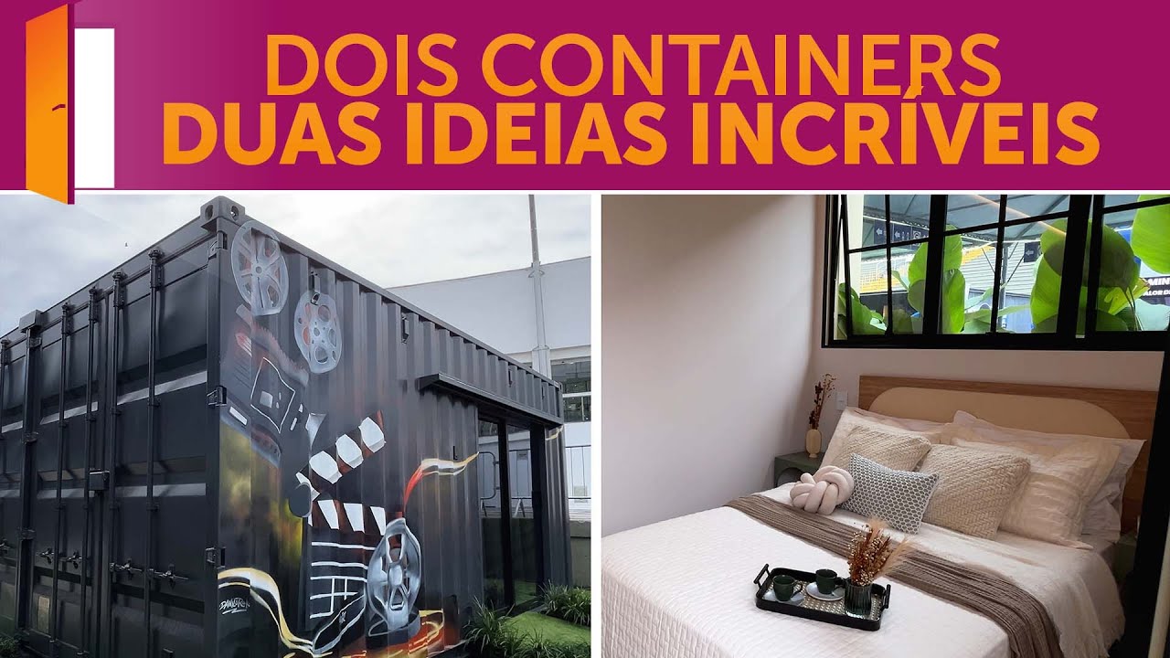 Cinema em Container e Hospedagem de 15 m² - duas opções de investimento