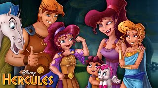 Hercules And Megara Have A Girl And Two Sons! Pegasus Is The Babysitter ☀️💜 Disney | Alice Edit!