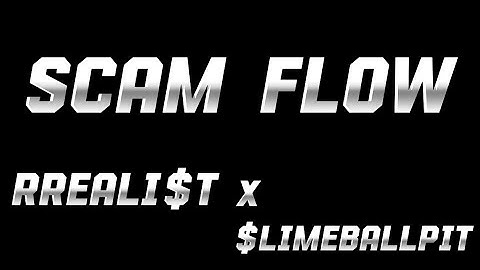 RReali$T - scam flow ft. $limeballpit (official video)