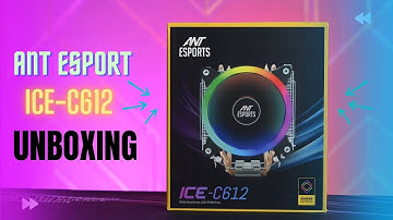 "Unboxing ANT ESPORTS ICE-C612 CPU Cooler | Top-Notch Cooling for Your Rig!"