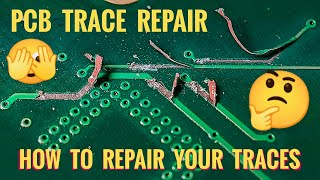 How To Repair Damaged / Broken PCB Traces   2 Great Methods