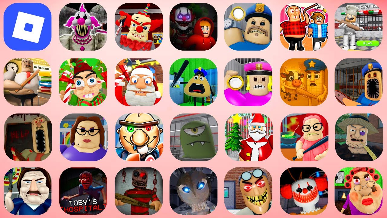 ROBLOX HALLOWEEN:THE CARNIVAL OF TERROR,PO POLICE PRISON,GREAT SCHOOL BREAKOUT,SUPER SONIC TAPES...