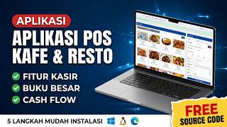 Source Code Aplikasi POS Kafe & Resto (Kasir, Buku Besar & Cash Flow) screenshot 2